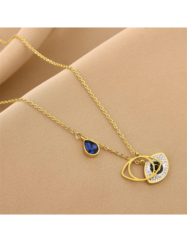 Jewels Galaxy Stainless Steel Gold Plated American...