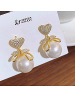 Jewels Galaxy Gold Plated Korean AD Hear...