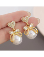 Jewels Galaxy Gold Plated Korean AD Hear...