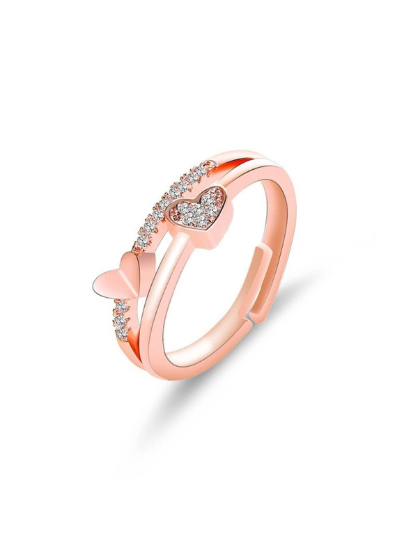 Jewels Galaxy Rose Gold Plated Stone Studded Handc...